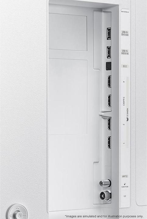 Actual product image Samsung The Serif QE55LS01BAU 55 4K Ultra HD SmartTVG (55", LS01B, QLED, 4K, 2022)