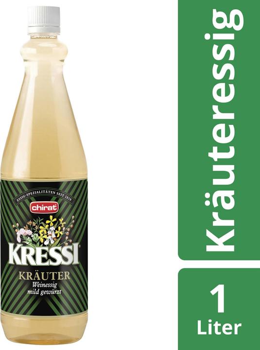 Produktbild Chirat Kressi Essig, ideal für Salatsaucen Dressings & Salate, mit Kräutern verfeinert (100 cl)