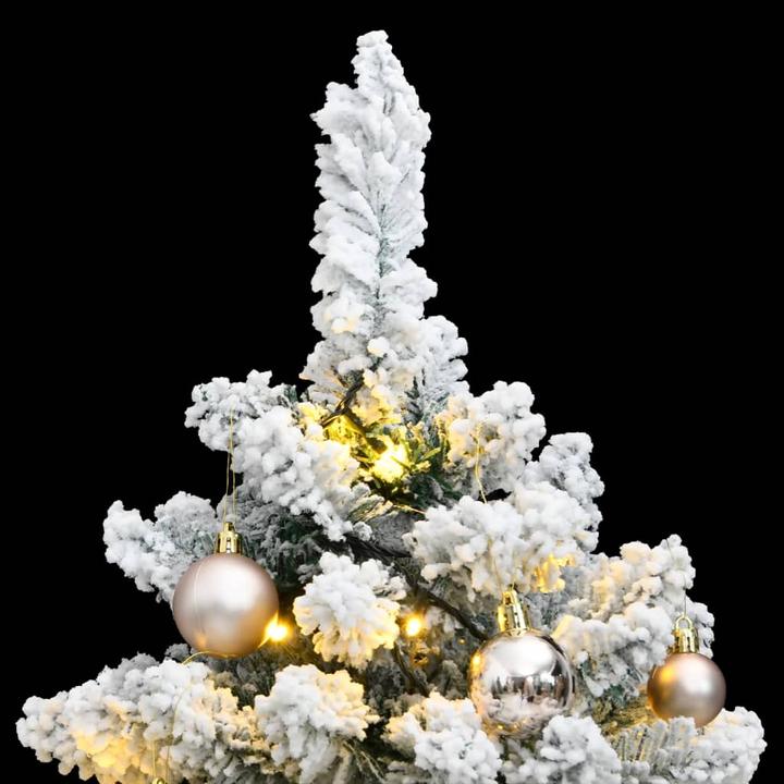 Produktbild vidaXL Weihnachtsbaum Klappbar LED Beleuchtet Christbaum Tannenbaum Deko 150cm (150 cm)