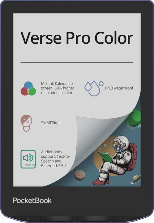 PocketBook Verse Pro Color (6", 16 GB, Lavender Dream)