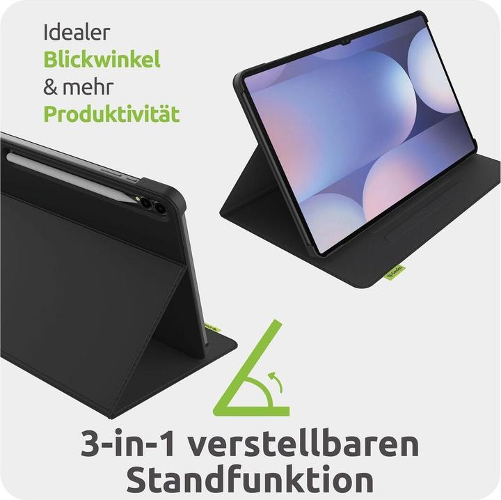 Productafbeelding Gecko Covers Cactus Cover tablet hoes voor Samsung Galaxy Tab S10+/S9+ zwart (Samsung Galaxy Tab S10+, Samsung Galaxy Tab S9+)