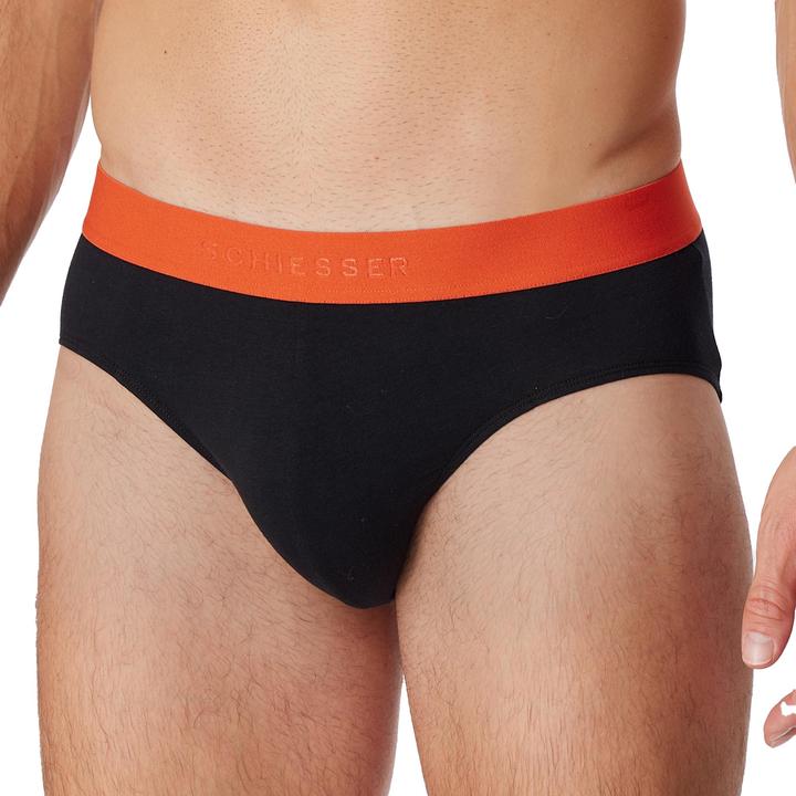 Produktbild Schiesser 3er Pack 95/5 Organic Cotton Rio Slip / Unterhose (M, 3er Pack)