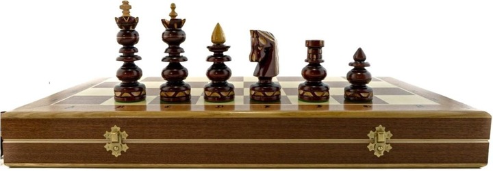 Produktbild Holzecke Schachspiel "Bizant" aus Holz Schachbrett