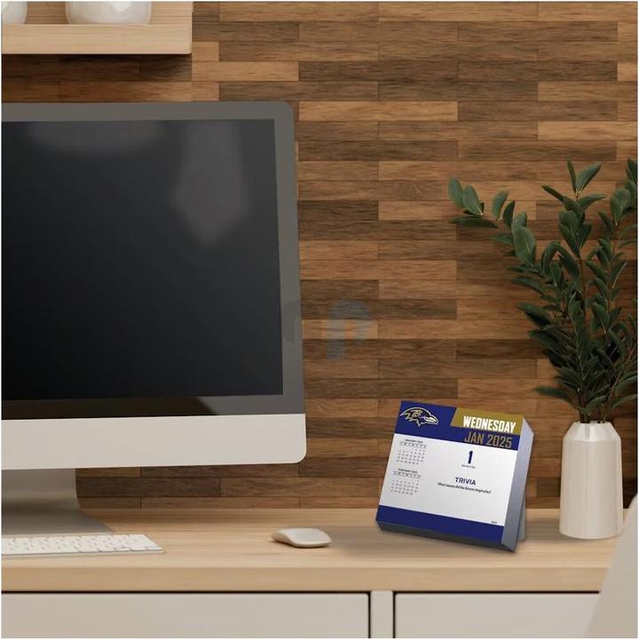 Immagine prodotto NFL - Baltimore Ravens - Calendario da tavolo 2025