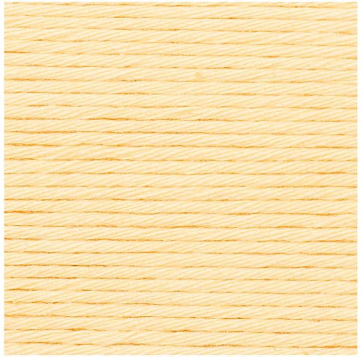 Actual product image Rico Design Wool Creative Cotton Aran 50 g Light Yellow (85 m)
