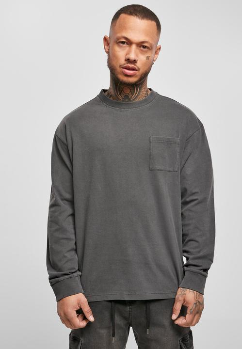 Produktbild Urban Classics Longsleeve Pigment Dyed Pocket (S)