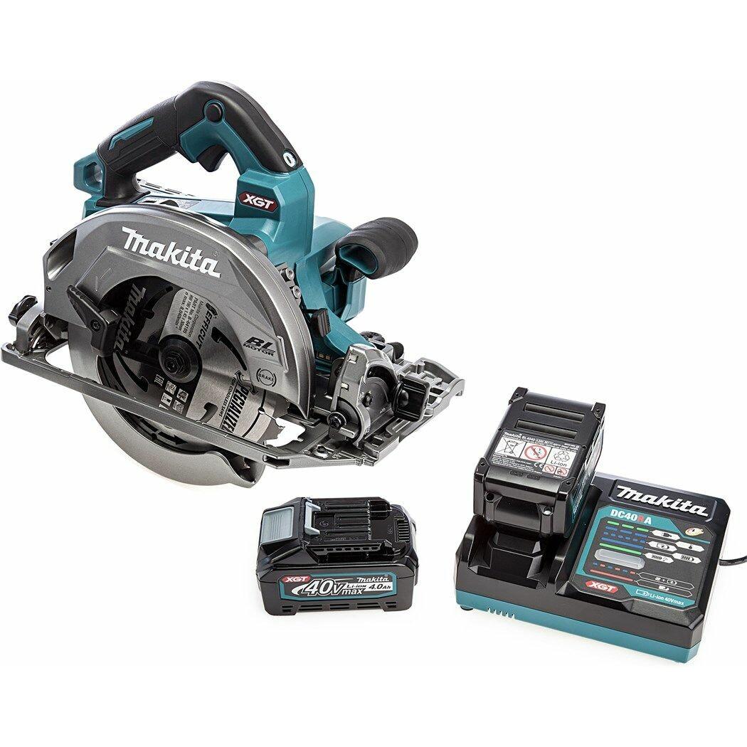 Makita, Sega circolare, XGT HS004GM201 Batteria mano sega circolare 40VMAX