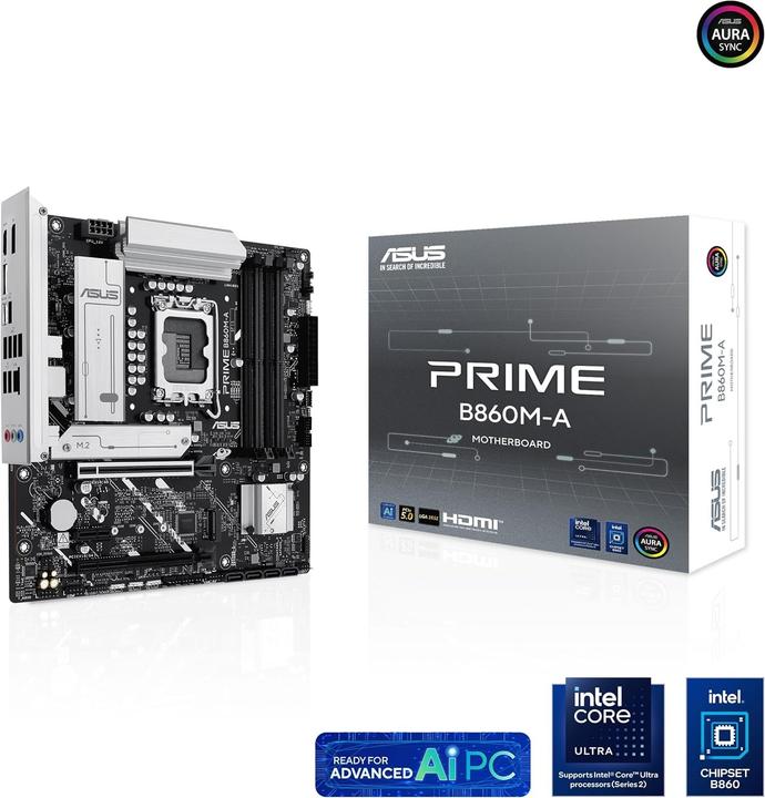 Produktbild ASUS PRIME B860M-A WIFI (LGA 1851, Intel B860, mATX)