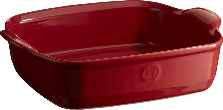 Produktbild Emile Henry Plat à gratin rectangulaire 22 x 14,5cm - 0,7L - 1 pers - Rouge grand cru
