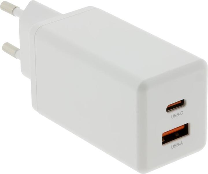 Actual product image Patona GaN PD 65W USB-C + USB-A white (65 W, 2 ports)