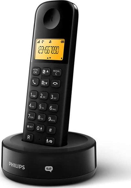 Philips Téléphone sans fil DECT Téléphone noir