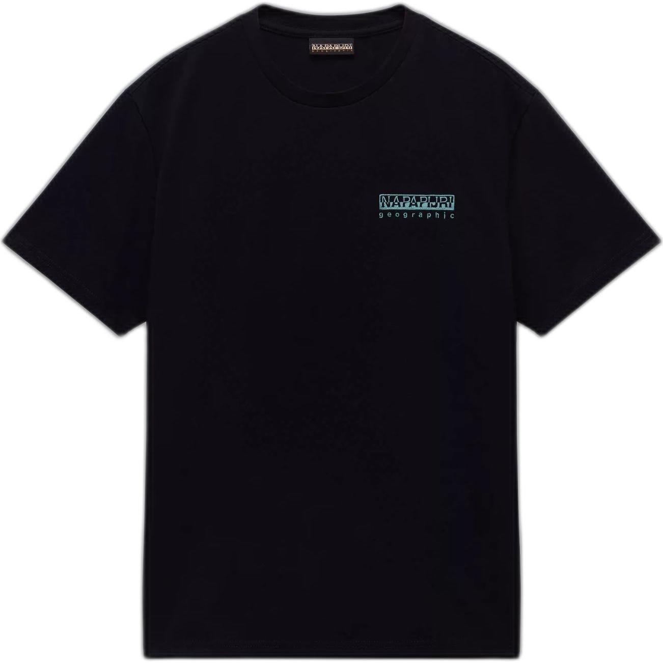 Napapijri, Herren, Shirt, S-Vignoni Back SS, Schwarz, (S)