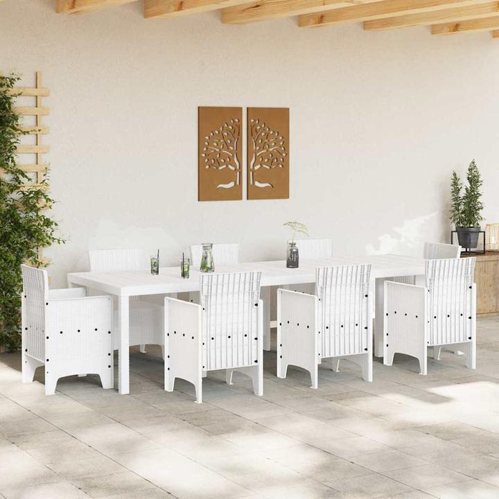 Produktbild VidaXL Weisser Gartentisch (100 cm)