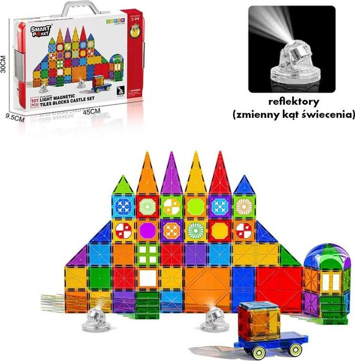 Image du produit No Name Blocs magnétiques 101 pièces