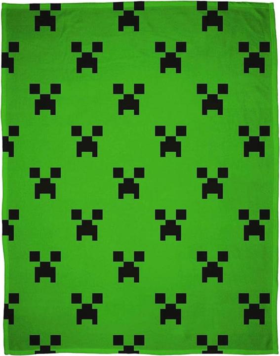 Minecraft - Couverture motif Creeper (100 x 150 cm)