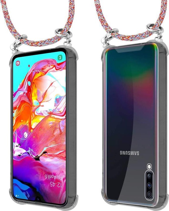 Produktbild Cadorabo TPU Handy Kette SILBER Cover