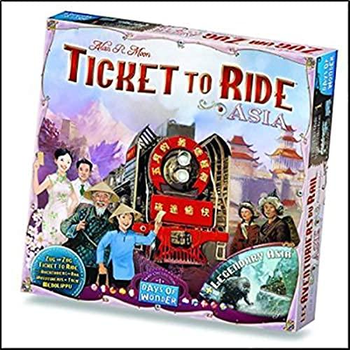 Produktbild Asmodée Ttr Ticket To Ride Map Collection N 1 Asia Legendary Asia (Deutsch, Englisch, Französisch, 2 - 5 Spieler)