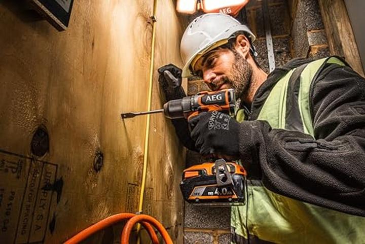 Actual product image AEG Subcompact Brushless Hammer Drill Driver, 65 Nm, 2 Speeds, 18V Battery Compatible