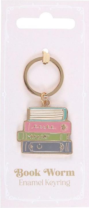 Actual product image Something Different Book Worm Keyring