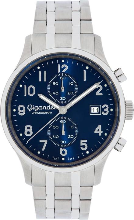 Image du produit Gigandet Chronographe élégant étanche avec fonction stop et mouvement à quartz japonais (Chronographe)