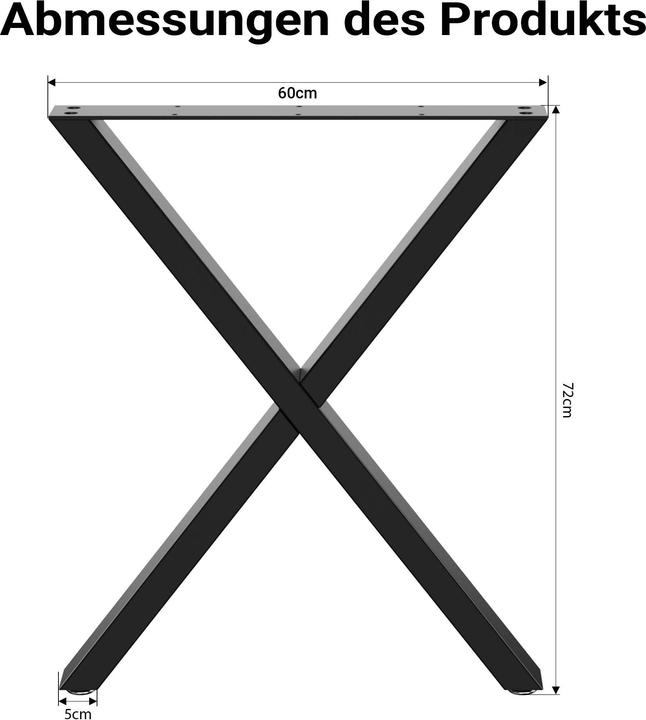 Actual product image Wiltec Table legs set