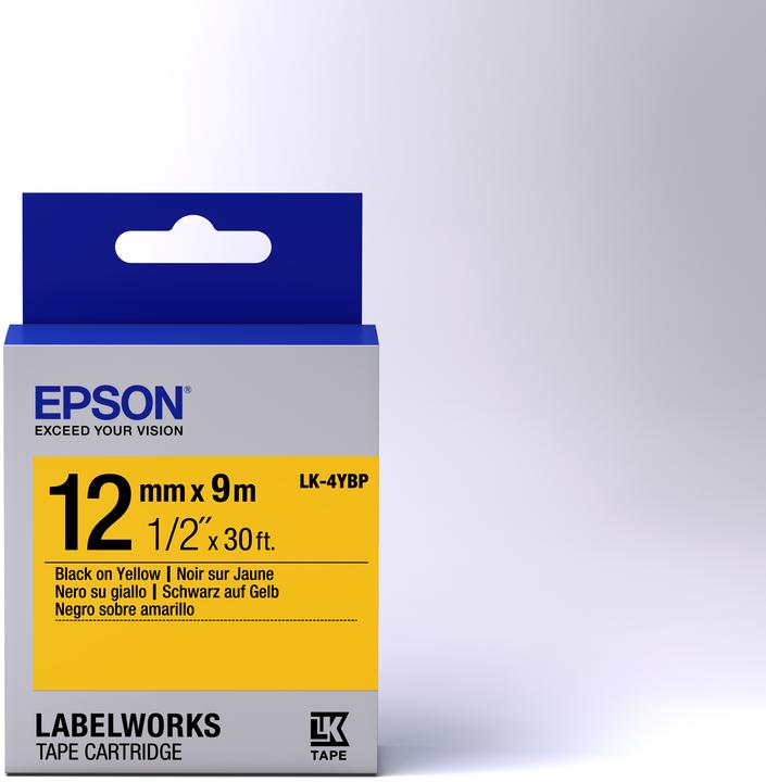Immagine prodotto Epson Cassetta Per Etichette Lk-4ybp (1.20 cm, Giallo)