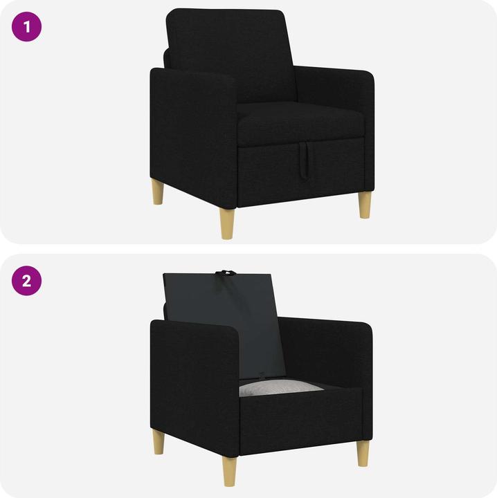 Produktbild vidaXL Modernes Sofa (1-Sitzer)