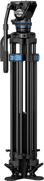 Produktbild Sirui SQ75A Aluminum Twin-Leg Video Tripod 75mm Half-Bowl + S5 Hea (SI-SQ75A+S5) (Metall)