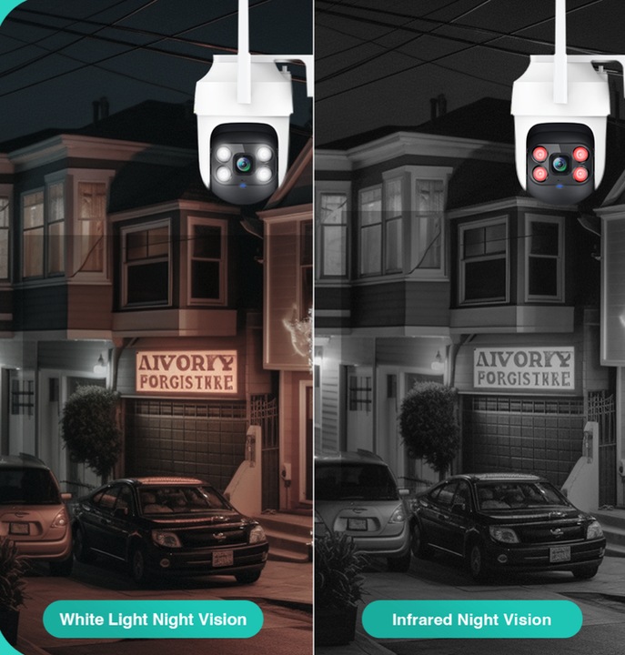 Actual product image Botslab Outdoor Pan / Tilt, Multi-scenes AI recognition, 360° Smart Tracking, Large Aperture Lens, C