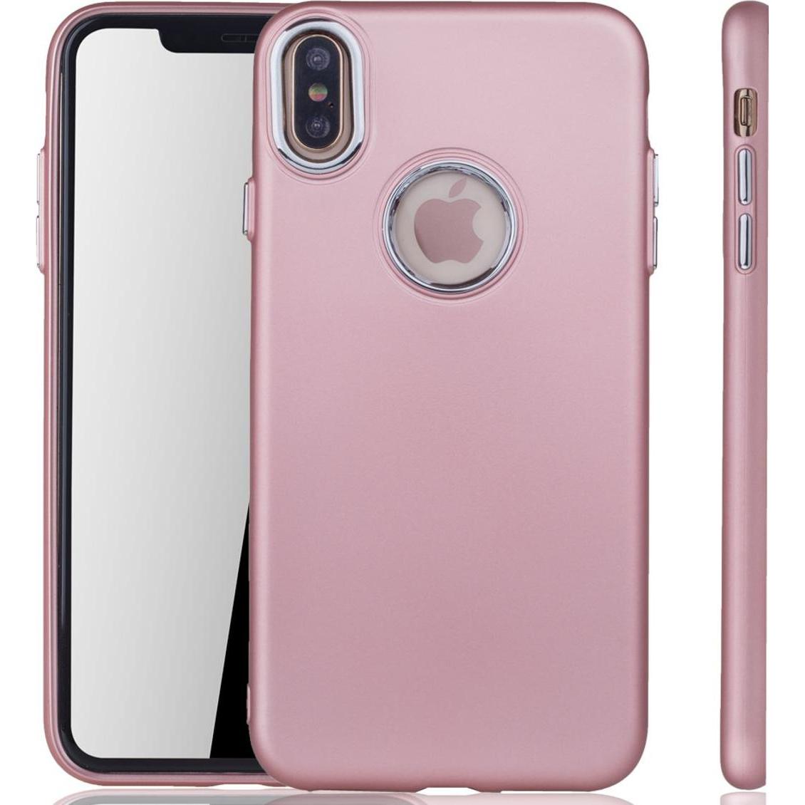 König Design Apple iPhone XS Max Hülle Case Handy Cover Schutz Tasche Schutzhülle Bumper Pink (Apple iPhone XS Max), Sma...