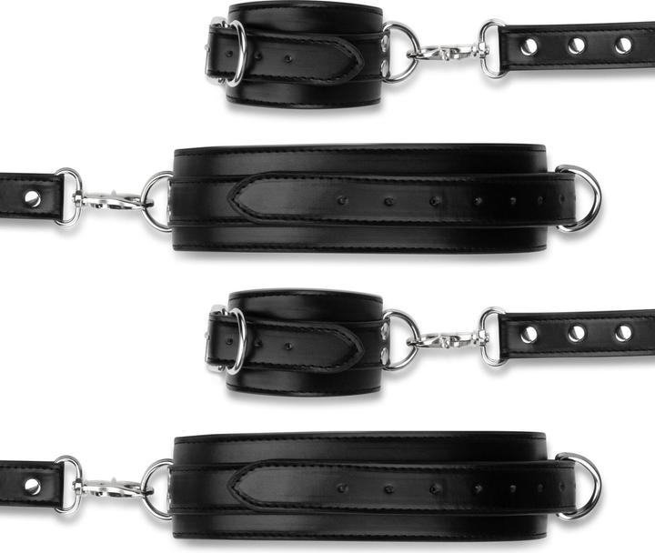 Produktbild Bedroom Fantasies Handschellen und HogtieSet Schwarz