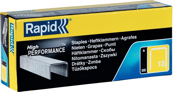 Image du produit Rapid Type 13 Agrafe à fil fin 8 mm (5000 feuilles)