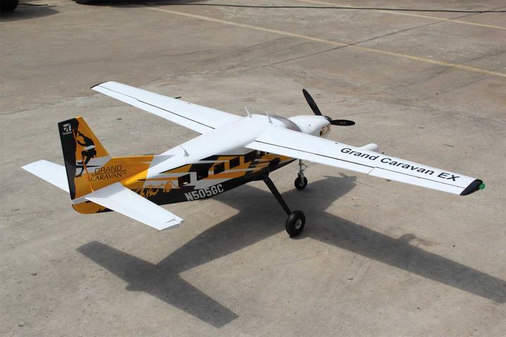 Produktbild Seagull Models cessna 208 grand caravan ex 85" 45cc schwarz/gelb