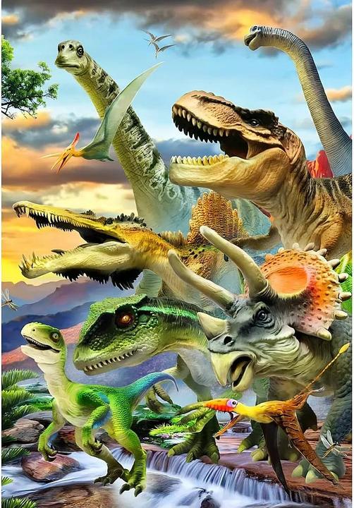 Immagine prodotto Bluebird Puzzle 300 pezzi Dino Sunset (300 pezzi)