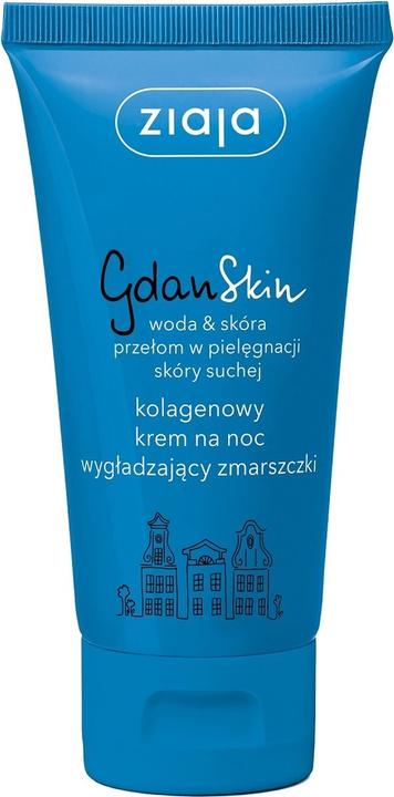 Produktbild Ziaja Gdanskin Collagen Cream For The Night Smoothing Wrinkles 50Ml (50 ml, Nachtcreme)