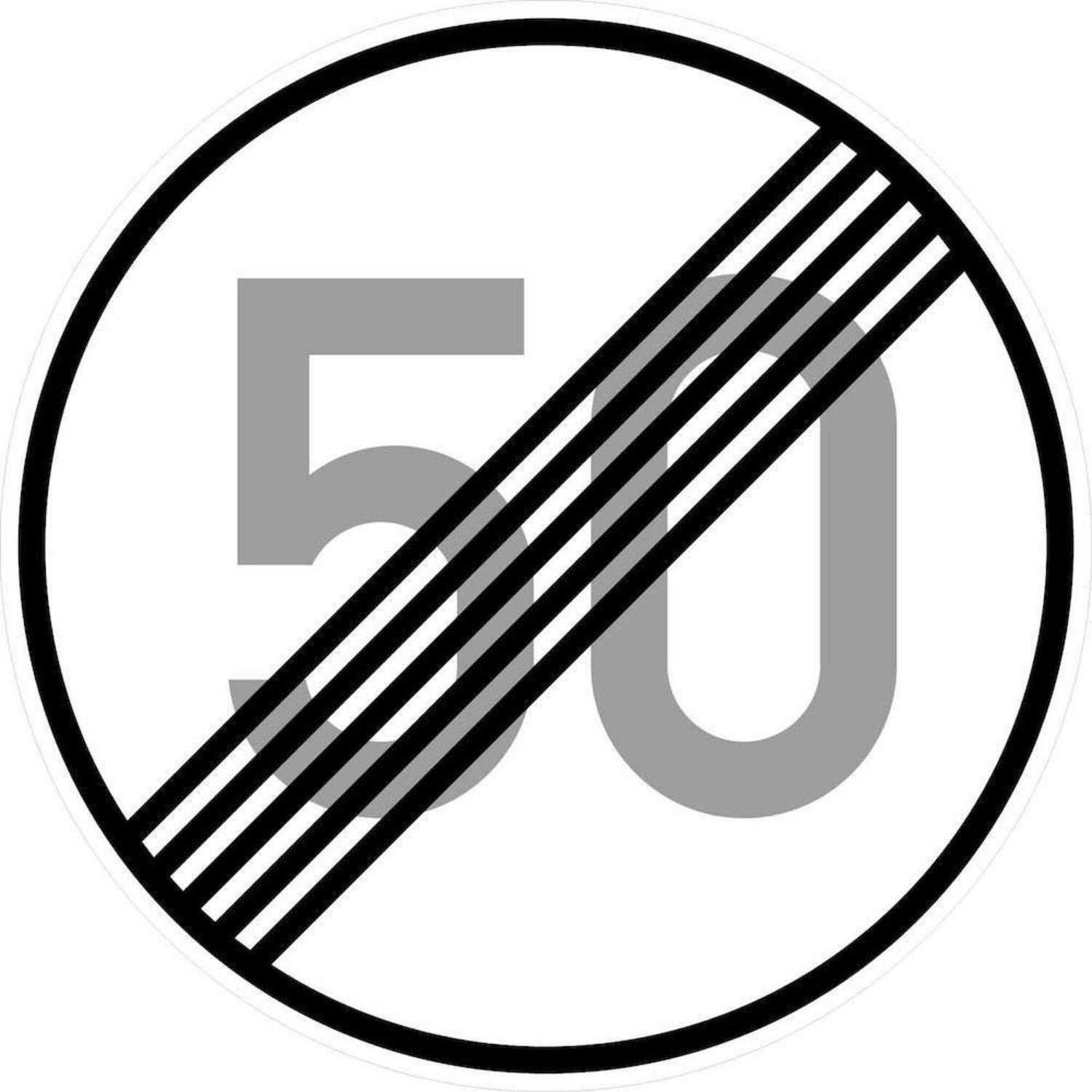 Magni, Porta targa, VKZ.278-50 tondo 600mm fine 50 km/h marchio di qualità RAL foglio RA1 (Formato lungo)