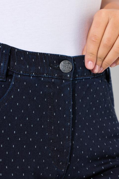 Produktbild Ulla Popken Jeans Sarah, Punkte, schmales, konisches Bein (62)