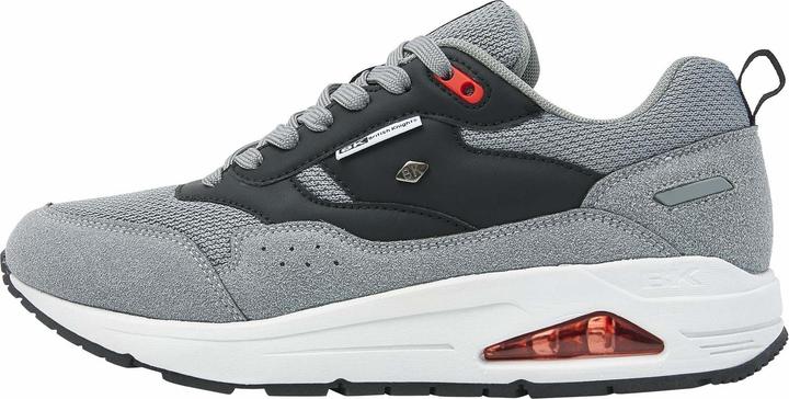 Grey/Black/Red
