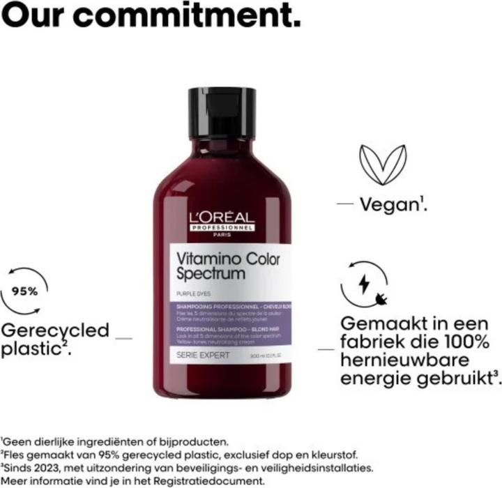 Produktbild L'Oréal Professionnel Vitamino Color Spectrum Purple Dyes Neutralizing (300 ml, Silbershampoo)
