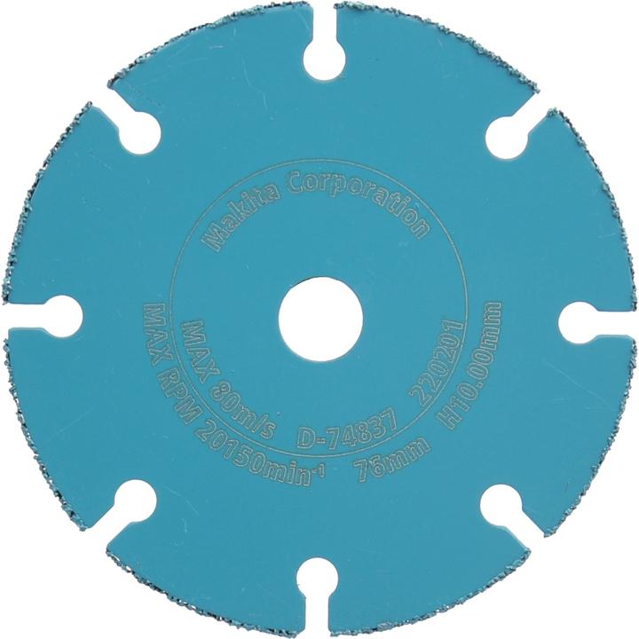 Actual product image Makita Cutting disc 76 x 10
