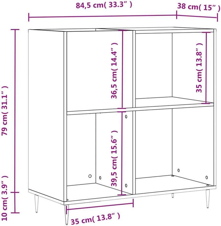 Immagine prodotto vidaXL Plattenschrank