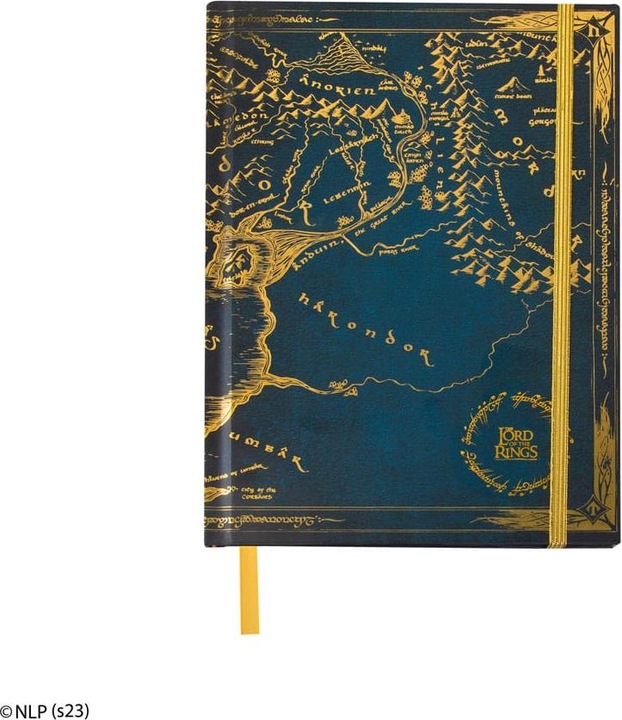 Produktbild Cinereplicas Herr der Ringe Notizbuch Map of Middle Earth
