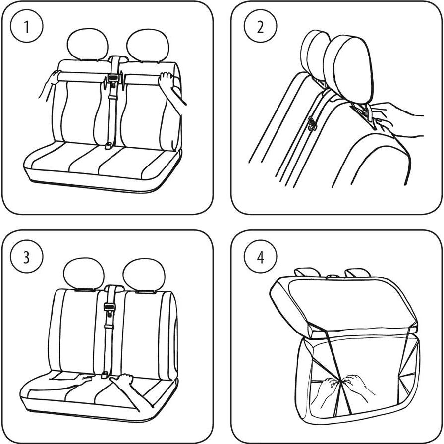 Thumbnail - HP Autozubehör, Autositzbezüge, Schonbezug Transporter