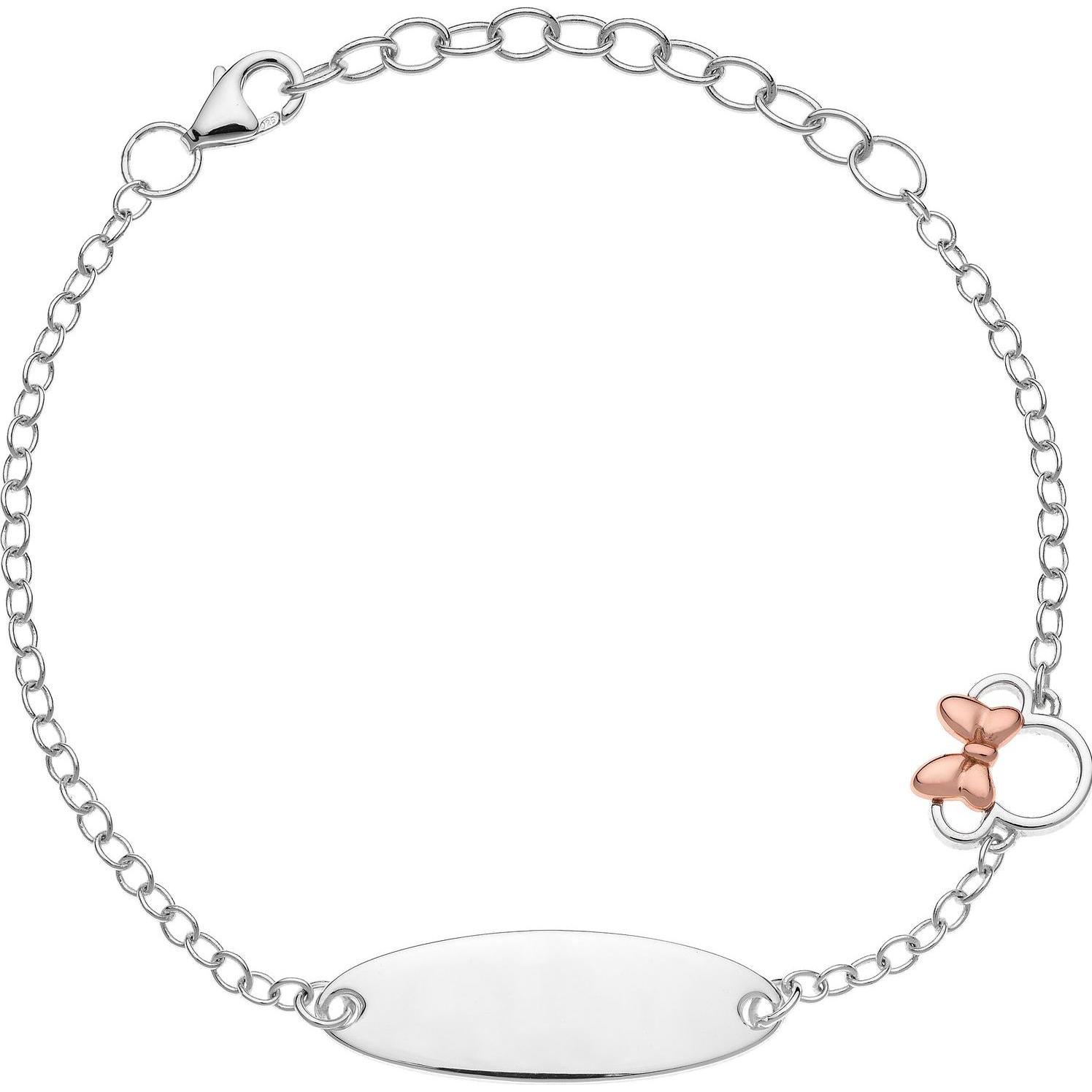 Disney, Armschmuck, ID-Armband Minnie Mouse, 925 Sterling Silber, (11 cm, 925er Silber)