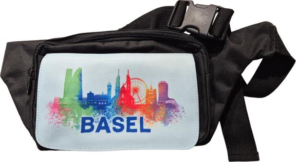 Immagine prodotto CreaDiva Hüfttasche Basel - Skyline schwarz