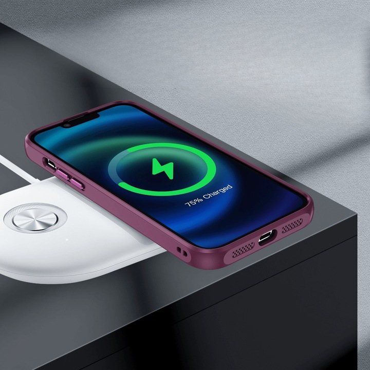 Produktbild Cover-Discount iPhone 15 Plus - Hülle mit Kameraschutz weinrot (Apple iPhone 15 Plus)