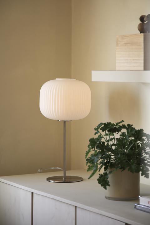 Actual product image Markslöjd SOBER Table 1L White/Satin Nickel (E27)