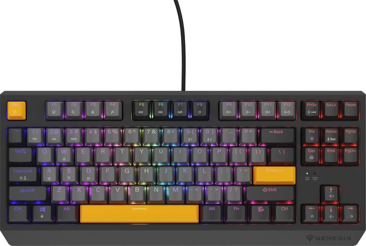 Actual product image Genesis Klawiatura Thor 230 TKL Outemu Red (NKG-2082) (US, Wireless, Cable)