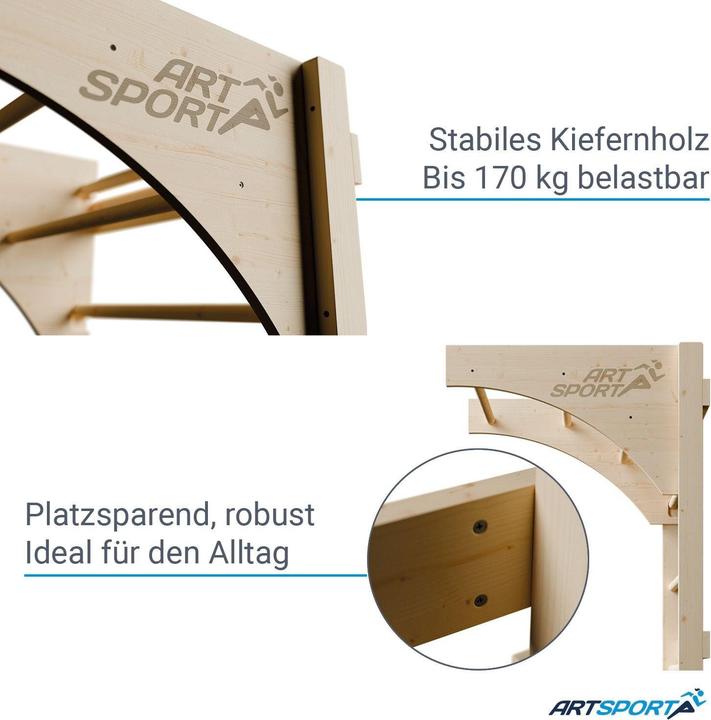 Immagine prodotto Juskys Holz Sprossenwand für Erwachsene