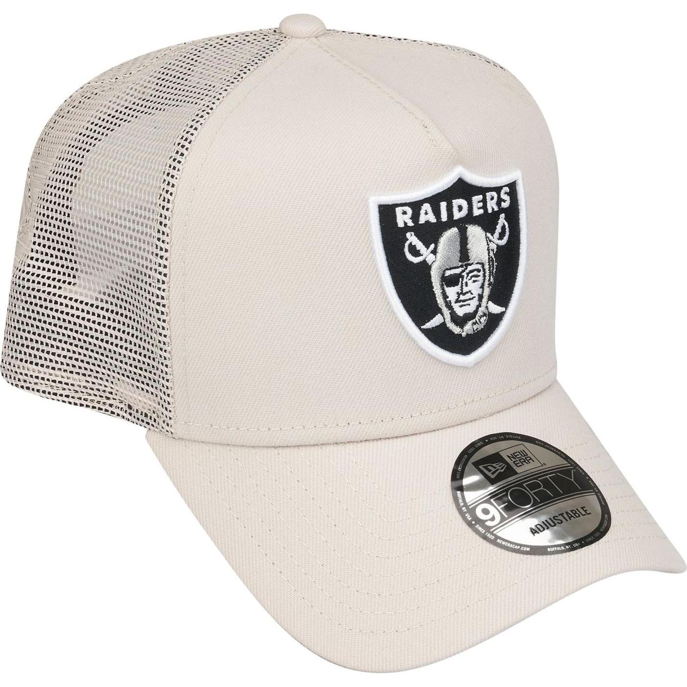 Thumbnail - New Era, Herren, Cap, 9Forty Snapback Trucker Cap Las Vegas Raiders Stone, Beige